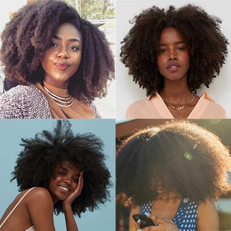 VIOLET شعر مارلي قصير مجعد بطول 8 بوصات - 3 عبوات من شعر مارلي المجعد للشعر الأفرو لتسريحات الضفائر المجعدة الاصطناعية (3 عبوات - T/30#) - Image 4